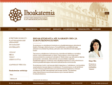 Tablet Screenshot of ihoakatemia.fi